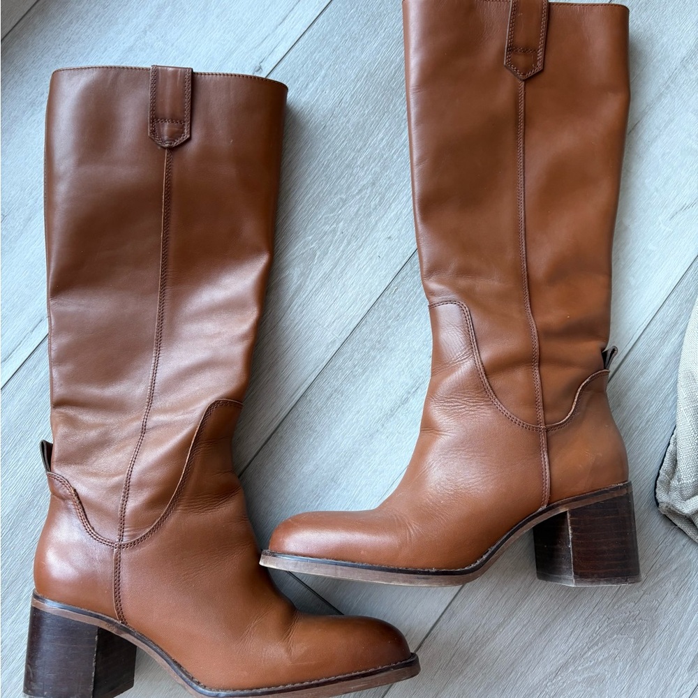 Brown Knee-High Boots
